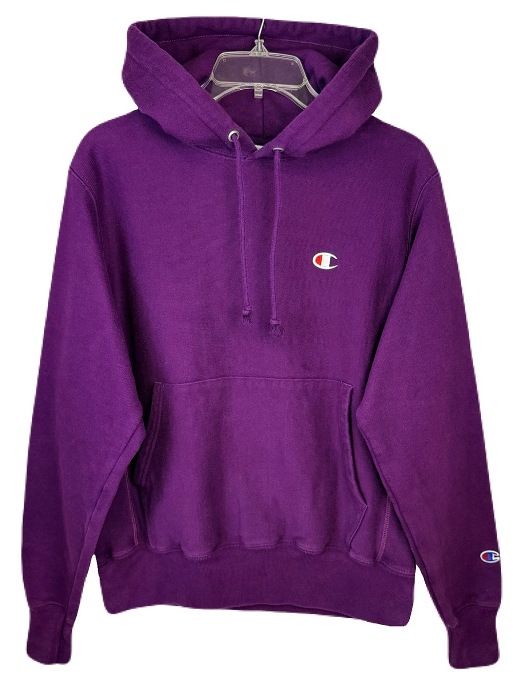 Champion Reverse Weave Pullover Hoodie (Eggplant / Dark Plum)